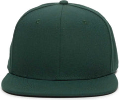 OC Sports REDLBL101 Adjustable Flat Bill Heathered Cap - Green - Green / 6 7/8’’ - 7 1/2’’