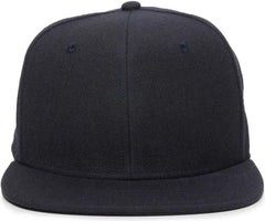 OC Sports REDLBL101 Adjustable Flat Bill Heathered Cap - Navy - Navy / 6 7/8’’ - 7 1/2’’