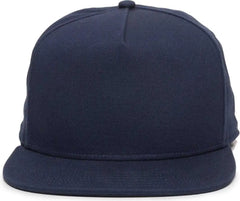 OC Sports REDLBL102 Adjustable Flat Bill Cap - Navy - Navy / 6 7/8’’ - 7 1/2’’