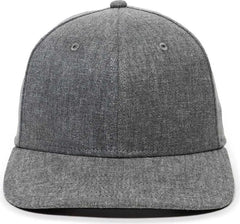 OC Sports REDLBL110 Hemp Blend Fabric Pro Crown Cap -Heather Gray - Gray / OSFM