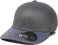 OC Sports REEVO Flexible Fitting Cap - Graphite Heathered Navy