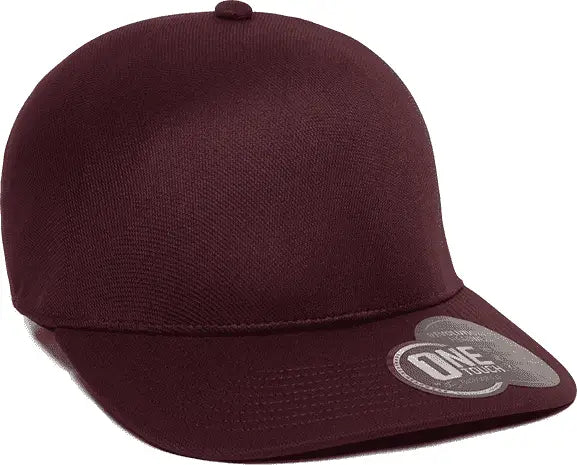 OC Sports REEVO Flexible Fitting Cap - Maroon - Maroon / 7’’ - 7 3/8’’