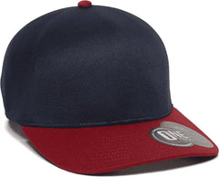 OC Sports REEVO Flexible Fitting Cap - Navy Red - Navy Red / 7’’ - 7 3/8’’