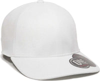 OC Sports REEVO Flexible Fitting Cap - White - White / 7’’ - 7 3/8’’