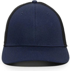 OC Sports RGR-360M Adjustable Mesh Back Cap - Navy Black - Navy Black / 6 7/8’’ - 7 1/2’’