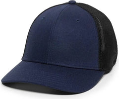 OC Sports RGR-360M Adjustable Mesh Back Cap - Navy Black - Navy Black / 6 7/8’’ - 7 1/2’’