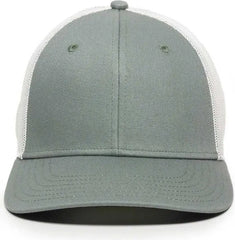 OC Sports RGR-360M Adjustable Mesh Back Cap - Sage White - Gray White / 6 7/8’’ - 7 1/2’’