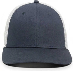 OC Sports RGR-360M Adjustable Mesh Back Cap - Slate White - Navy White / 6 7/8’’ - 7 1/2’’
