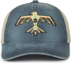 OC Sports RMBLR-01 Thunderbird Patch Cap - Dark Navy Bone - Navy Ivory / 6 7/8’’ - 7 1/2’’