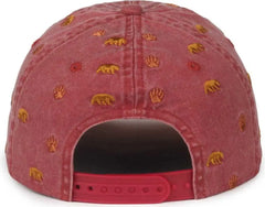 OC Sports RMBLR-04 Don’t Mess with Mama Cap - Red - Red / Ladies