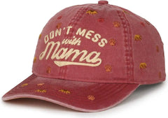 OC Sports RMBLR-04 Don’t Mess with Mama Cap - Red - Red / Ladies
