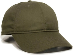 OC Sports RPET100 Certified Recycled PET Lightly Structured Cap - Olive - Olive / 6 7/8’’ - 7 1/2’’