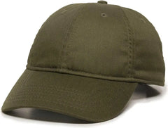 OC Sports RPET100 Certified Recycled PET Lightly Structured Cap - Olive - Olive / 6 7/8’’ - 7 1/2’’