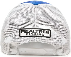 OC Sports RT06A Adjustable Mesh Back Cap - Realtree Fishing Light Blue White - Realtree Columbia Blue / 6 7/8’’ - 7