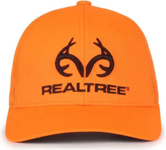 OC Sports RT91 Realtree Black Realtree Logo Cap - Blaze Blaze - Blaze / OSFM