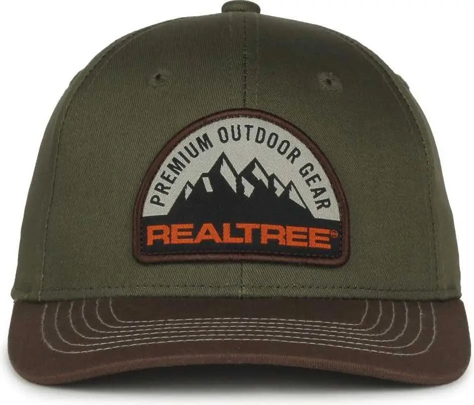OC Sports RT94 Realtree Series Cap - Olive - Olive / 6 7/8’’ - 7 1/2’’