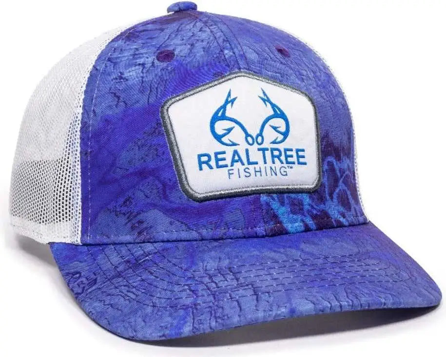 OC Sports RTF03A Realtree Series Cap - Realtree Fishing Wav3 White - Realtree White / 6 7/8’’ - 7 1/2’’