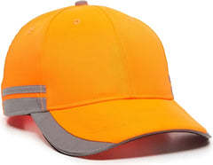 OC Sports SAF-201 Adjustable Cap that is Easily Visible - Blaze - Blaze / 6 7/8’’ - 7 1/2’’