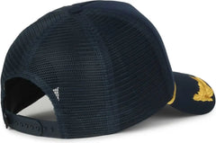 OC Sports SE-FOAM Special Edition Embroidered Foam Mesh Trucker with Cords Cap - Navy Navy - Navy / OSFM