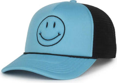 OC Sports SMILE01 Smile Series Cap - Light Blue Black - Columbia Blue Black / 6 7/8’’ - 7 1/2’’