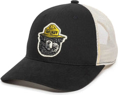 OC Sports SMOKEY01 Smokey Bear Series Cap - Black Putty - Black Putty / OSFM