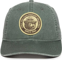 OC Sports SMOKEY02 Smokey Bear Series Cap - Dark Green - Dark Green / OSFM