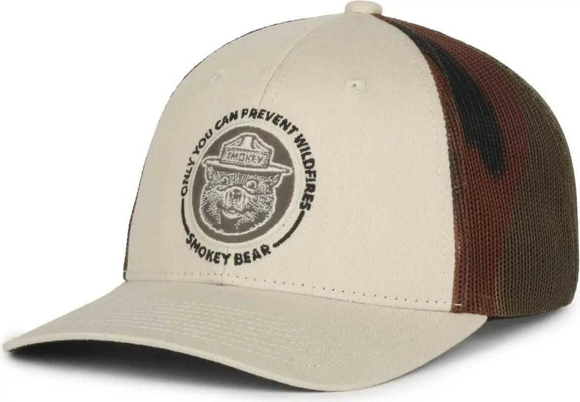 OC Sports SMOKEY06 Smokey Bear Series Cap - Putty Green Generic Camo - Camo / OSFM