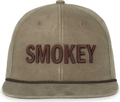 OC Sports SMOKEY08 Smokey Bear Series Cap - Olive - Olive / OSFM