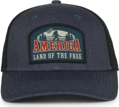 OC Sports SQUATCH05 Squartch Series Cap - Heathered Navy Black - Navy Black / 6 7/8’’ - 7 1/2’’