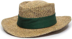OC Sports STW-100B 2’’ Removable Chino Twill Hat Band - Dark Green - Forest / One Size Fits Most