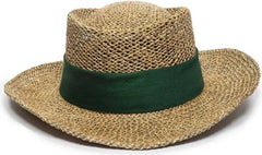 OC Sports STW-100B 2’’ Removable Chino Twill Hat Band - Dark Green - Forest / One Size Fits Most