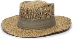 OC Sports STW-100B 2’’ Removable Chino Twill Hat Band - Khaki - Khaki / One Size Fits Most