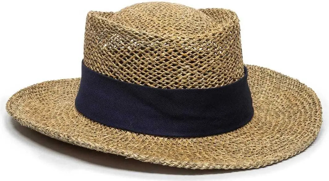 OC Sports STW-100B 2’’ Removable Chino Twill Hat Band - Navy - Navy / One Size Fits Most