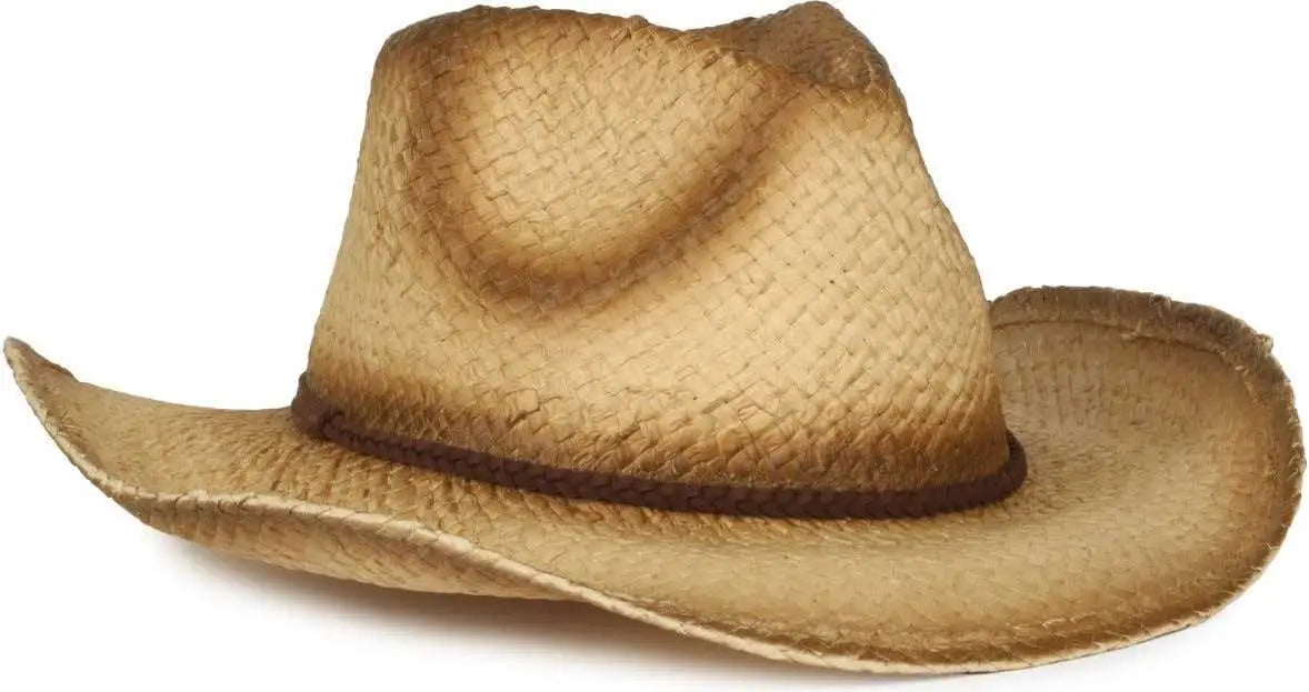 OC Sports STW-200L Straw Hat - Tan - Tan / OSFM