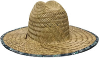 OC Sports STW-400 Lifeguard Straw Hat - Natural - Tan / 6 7/8’’ - 7 1/2’’