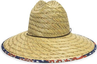 OC Sports STW-500 Natural Straw Hat - Natural - Natural / One Size Fits Most