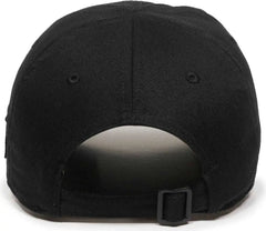 OC Sports TAC-500 Adjustable Cap - Black - Black / 6 7/8’’ - 7 1/2’’