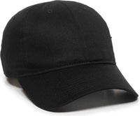 OC Sports TAC-500 Adjustable Cap - Black - Black / 6 7/8’’ - 7 1/2’’