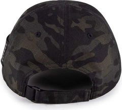 OC Sports TAC-700 Tactical Multicam Cap with Flag - Multicam Black - Black / OSFM