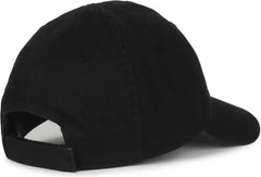 OC Sports TDL-116 Toddler Unstructured Garment Washed Cap - Black - Black / Toddler