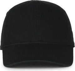 OC Sports TDL-116 Toddler Unstructured Garment Washed Cap - Black - Black / Toddler