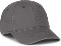 OC Sports TDL-116 Toddler Unstructured Garment Washed Cap - Charcoal - Dark Gray / Toddler