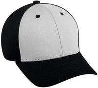 OC Sports TGS1925X Polyester with Bamboo Proflex Cap - Light Gray Black Black - Gray Black / 6 3/8’’ - 6 3/4’’