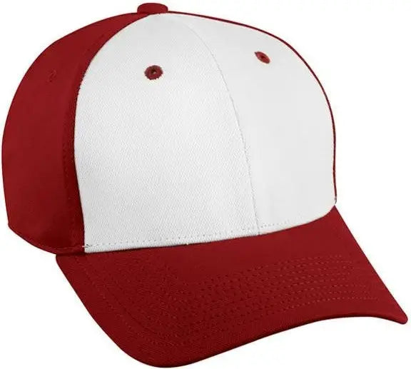OC Sports TGS1925X Polyester with Bamboo Proflex Cap - White Red Red - White Red / 6 3/8’’ - 6 3/4’’
