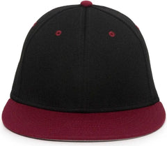 OC Sports TGS1930X Proflex Bamboo Charcoal Flat Visor Cap - Black Cardinal