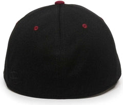 OC Sports TGS1930X Proflex Bamboo Charcoal Flat Visor Cap - Black Cardinal