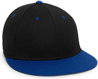 OC Sports TGS1930X Proflex Bamboo Charcoal Flat Visor Cap - Black Royal - Black Royal / 6 3/8’’ - 6 3/4’’