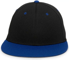 OC Sports TGS1930X Proflex Bamboo Charcoal Flat Visor Cap - Black Royal