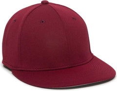 OC Sports TGS1930X Proflex Bamboo Charcoal Flat Visor Cap - Cardinal - Cardinal / 6 3/8’’ - 6 3/4’’