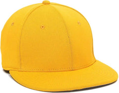 OC Sports TGS1930X Proflex Bamboo Charcoal Flat Visor Cap - Gold - Gold / 6 3/8’’ - 6 3/4’’